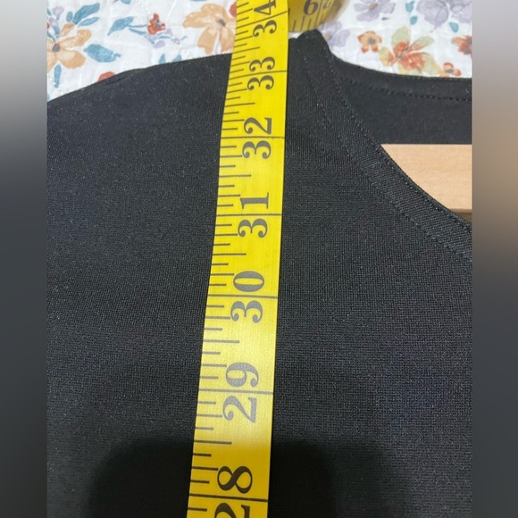 NWT! Anthropology-Maeve Black Sheath Mini Dress Cap Sleeve Crew Neck - Picture 10 of 10